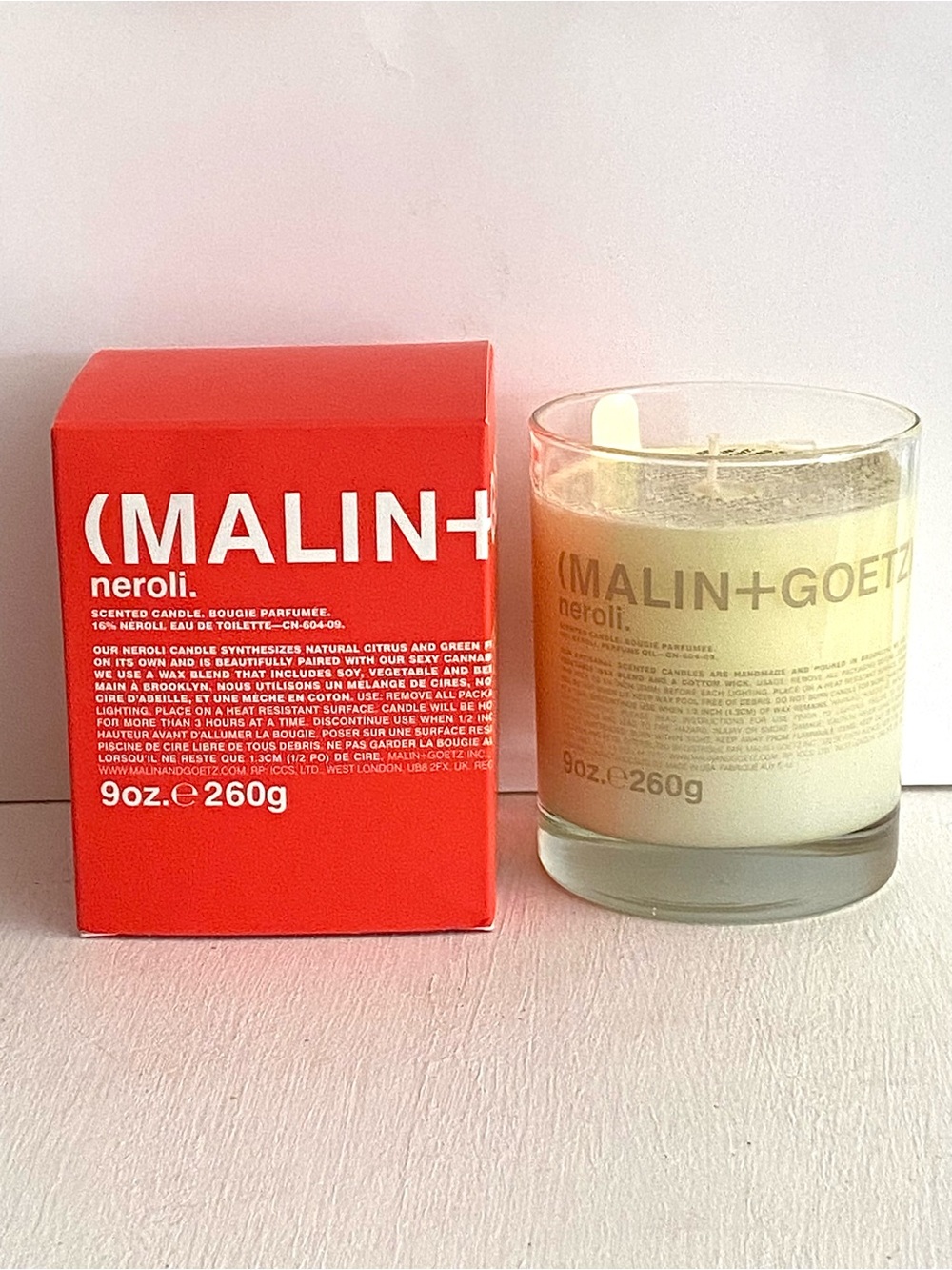 MALIN+GOETZ Neroli Scented Candle - Cream 9oz